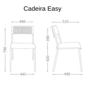 Medidas Cadeira Easy