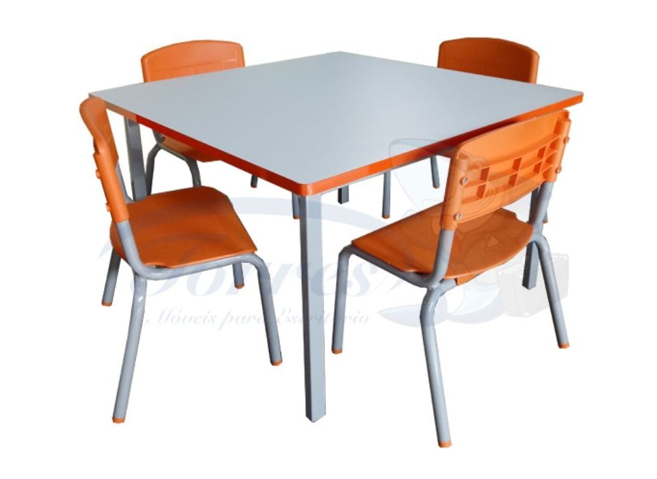 Mesa Infantil Rectangular Polipropileno - Aula Mobiliario Escolar -  Mobiliario Escolar