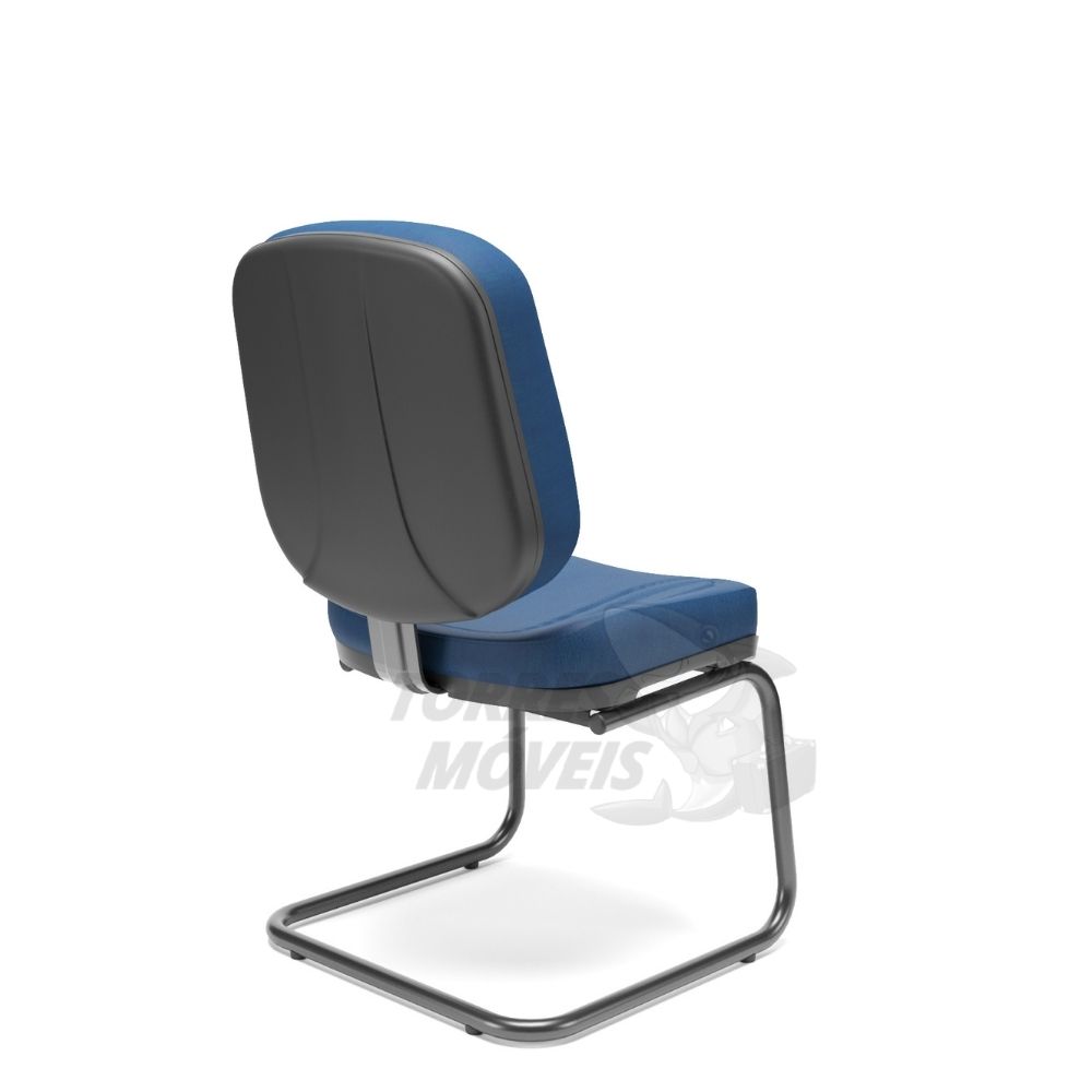 Cadeira Diretor Torres Premium base fixa sem braço costas
