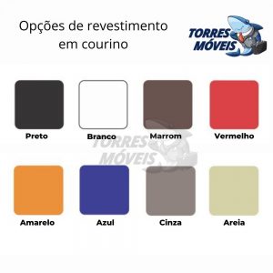 Opções de couro revestido