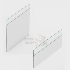 Painel e biombo com vidro - Torres Legna